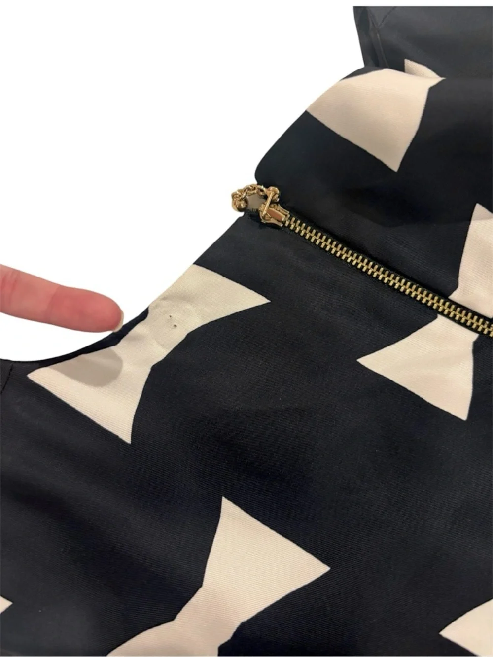 Kate Spade Cora Bow-Print Sheath Black Dress 10 EUC